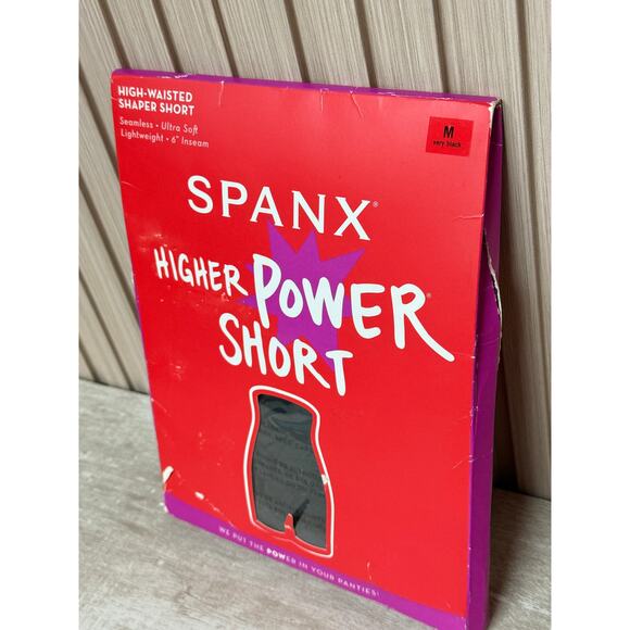 SPANX High-Waisted Shaper Short in Very Black, Size M - Picture 9 of 11